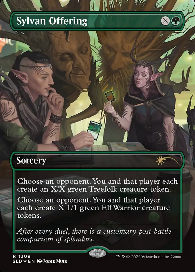 Magic the Gathering Card - Sylvan Offering - MTG Circle