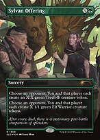 Magic the Gathering Card - Sylvan Offering - MTG Circle