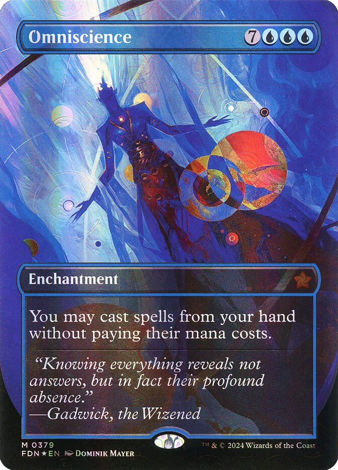 Magic the Gathering Card - Omniscience - MTG Circle