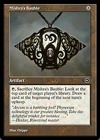 Magic the Gathering Card - Mishra's Bauble - MTG Circle