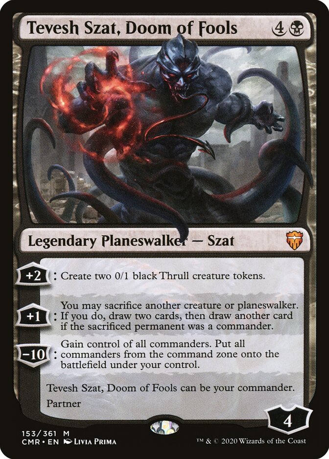Magic the Gathering Card - Tevesh Szat, Doom of Fools - MTG Circle