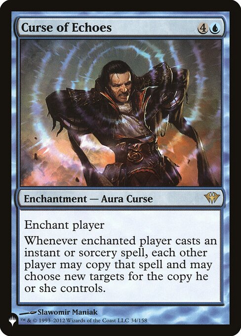 Magic the Gathering Card - Curse of Echoes - MTG Circle