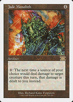 Magic the Gathering Card - Jade Monolith - MTG Circle