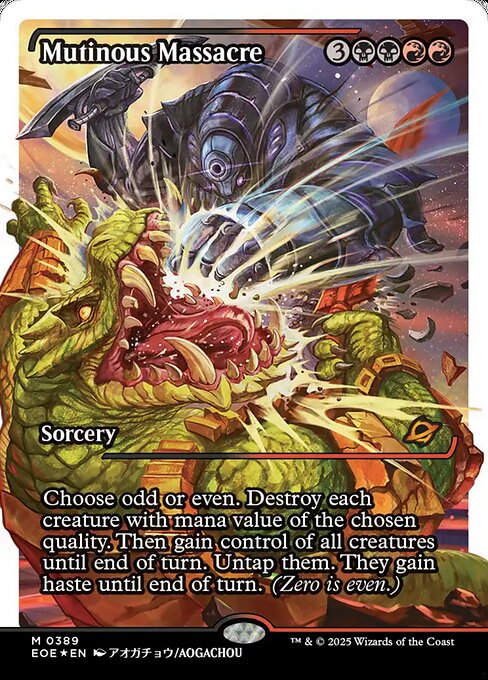 Magic the Gathering Card - Mutinous Massacre - MTG Circle