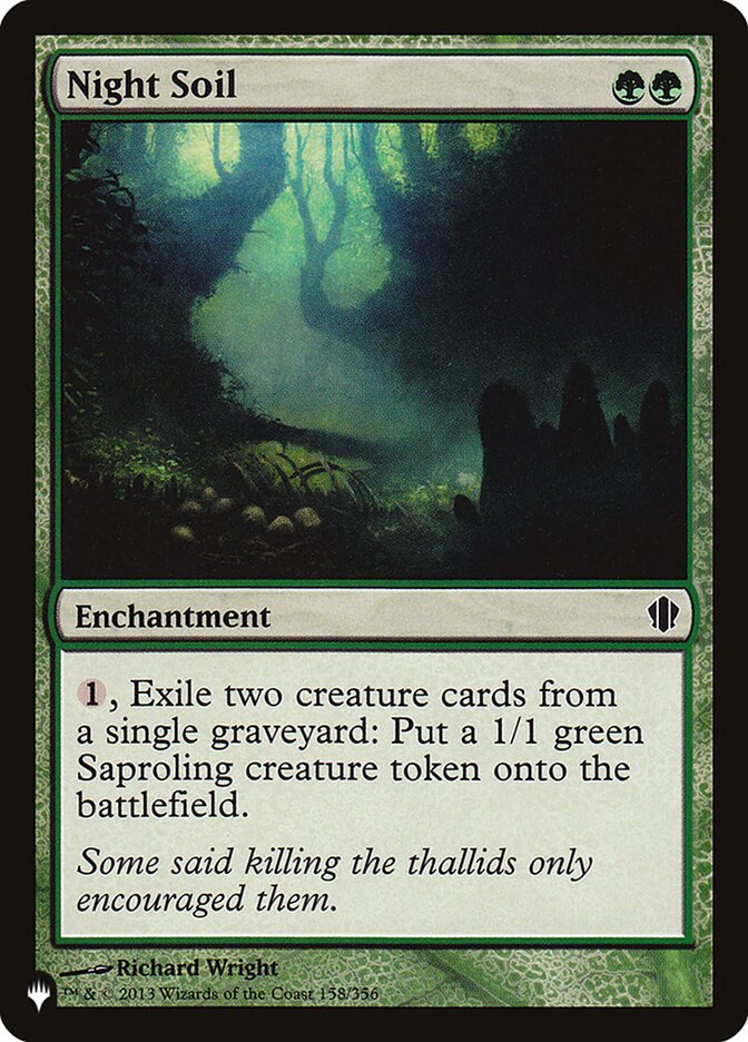 Magic the Gathering Card - Night Soil - MTG Circle