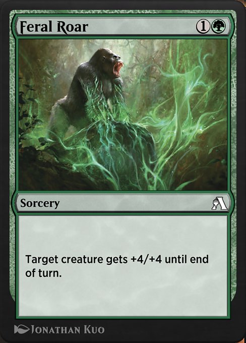 Magic the Gathering Card - Feral Roar - MTG Circle