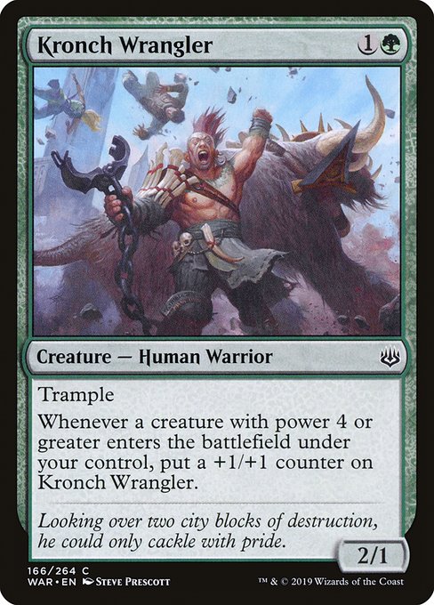 Magic the Gathering Card - Kronch Wrangler - MTG Circle