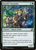 Magic the Gathering Card - Humble Naturalist - MTG Circle