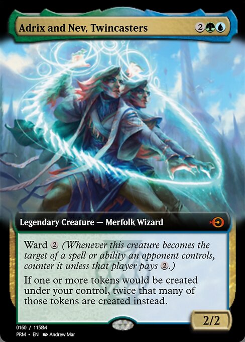 Magic the Gathering Card - Adrix and Nev, Twincasters - MTG Circle