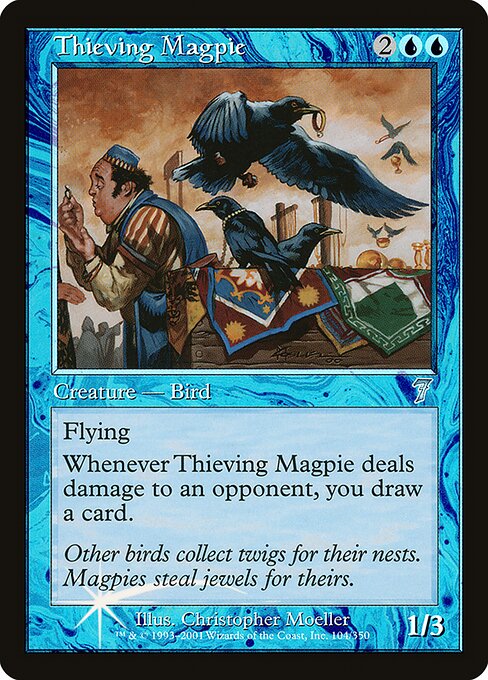 Magic the Gathering Card - Thieving Magpie - MTG Circle