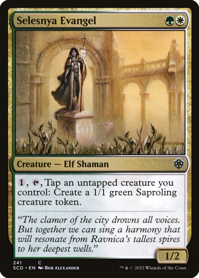 Magic the Gathering Card - Selesnya Evangel - MTG Circle