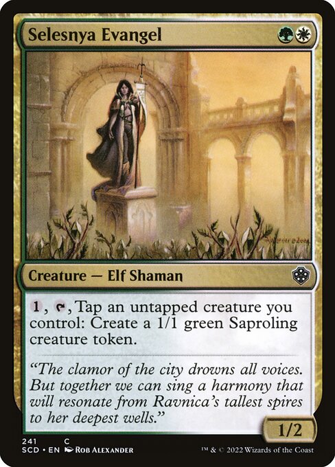 Magic the Gathering Card - Selesnya Evangel - MTG Circle