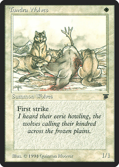 Magic the Gathering Card - Tundra Wolves - MTG Circle