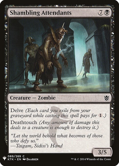 Magic the Gathering Card - Shambling Attendants - MTG Circle