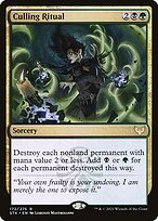 Magic the Gathering Card - Culling Ritual - MTG Circle