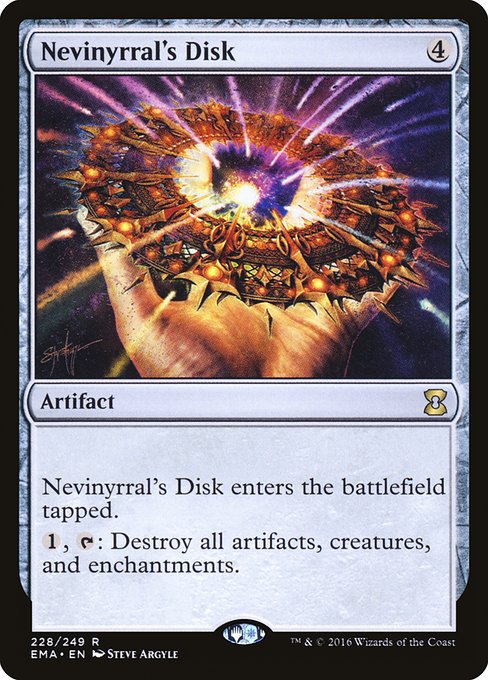 Magic the Gathering Card - Nevinyrral's Disk - MTG Circle