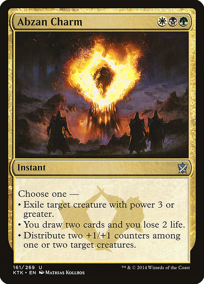 Magic the Gathering Card - Abzan Charm - MTG Circle