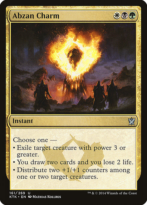 Magic the Gathering Card - Abzan Charm - MTG Circle