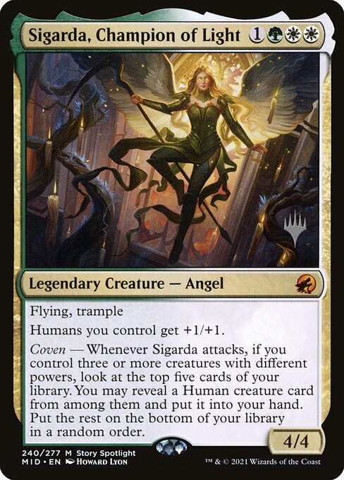 Magic the Gathering Card - Sigarda, Champion of Light - MTG Circle