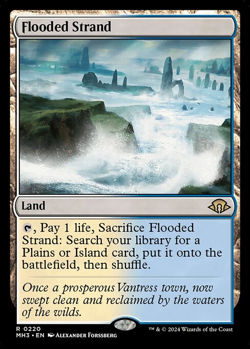 Magic the Gathering Card - Flooded Strand - MTG Circle