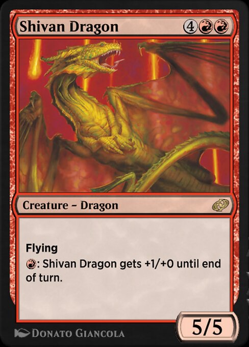 Magic the Gathering Card - Shivan Dragon - MTG Circle