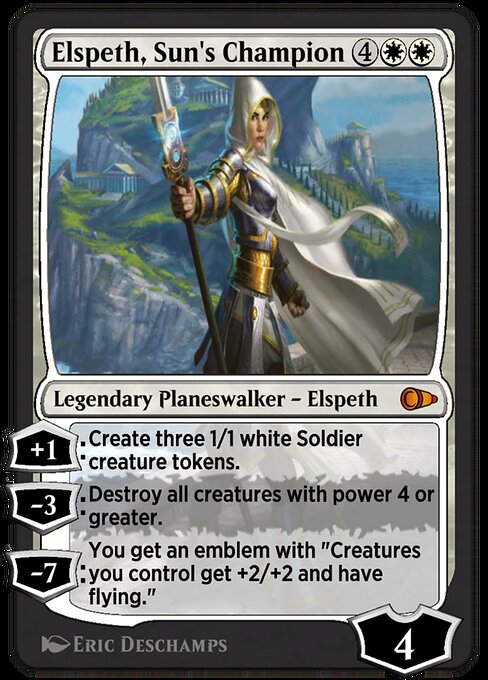 Magic the Gathering Card - Elspeth, Sun's Champion - MTG Circle