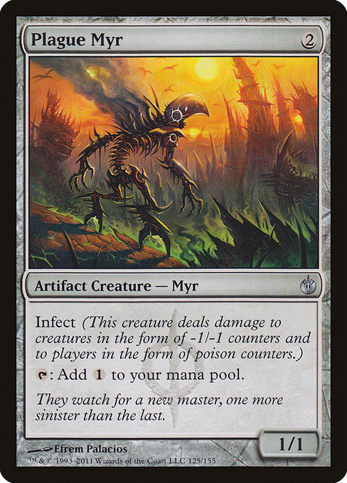 Magic the Gathering Card - Plague Myr - MTG Circle