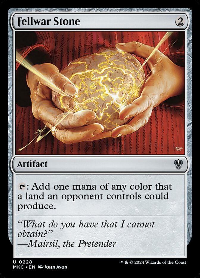 Magic the Gathering Card - Fellwar Stone - MTG Circle