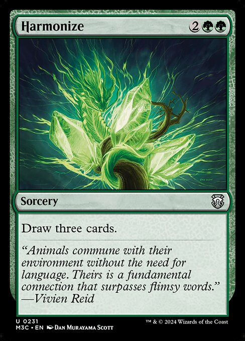 Magic the Gathering Card - Harmonize - MTG Circle