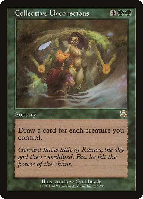 Magic the Gathering Card - Collective Unconscious - MTG Circle