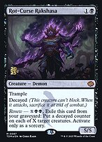 Magic the Gathering Card - Rot-Curse Rakshasa - MTG Circle