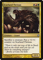 Magic the Gathering Card - Scarland Thrinax - MTG Circle