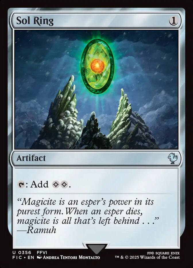 Magic the Gathering Card - Sol Ring - MTG Circle