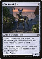Magic the Gathering Card - Clockwork Fox - MTG Circle