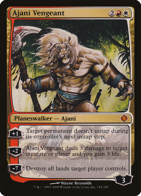 Magic the Gathering Card - Ajani Vengeant - MTG Circle