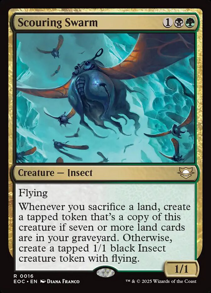 Magic the Gathering Card - Scouring Swarm - MTG Circle