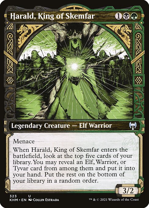 Magic the Gathering Card - Harald, King of Skemfar - MTG Circle