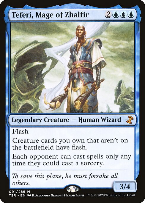 Magic the Gathering Card - Teferi, Mage of Zhalfir - MTG Circle