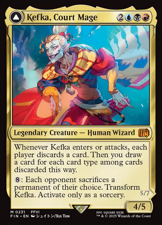 Magic the Gathering Card - Kefka, Court Mage - MTG Circle