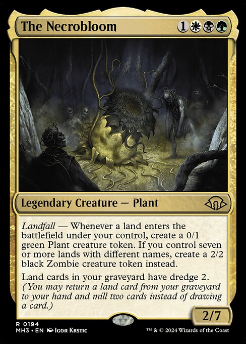 Magic the Gathering Card - The Necrobloom - MTG Circle