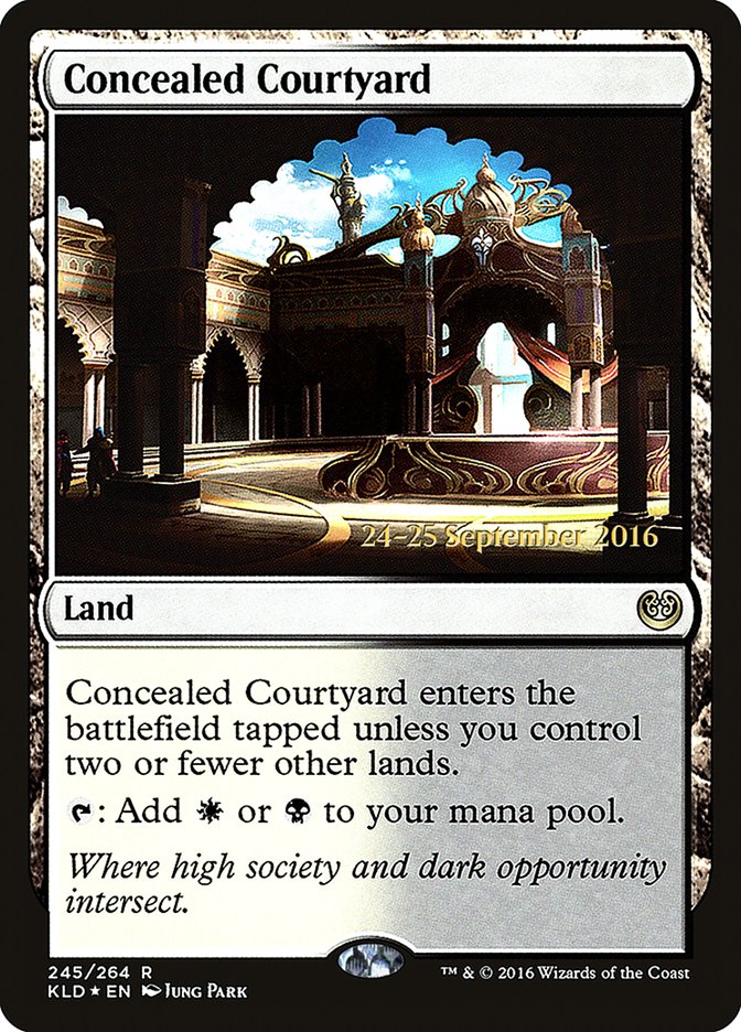 Magic the Gathering Card - Concealed Courtyard - MTG Circle