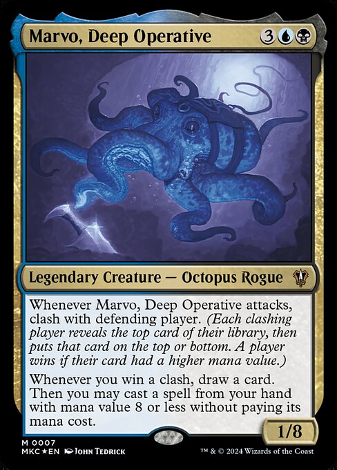 Magic the Gathering Card - Marvo, Deep Operative - MTG Circle