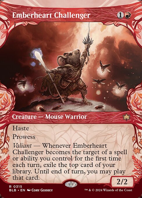 Magic the Gathering Card - Emberheart Challenger - MTG Circle