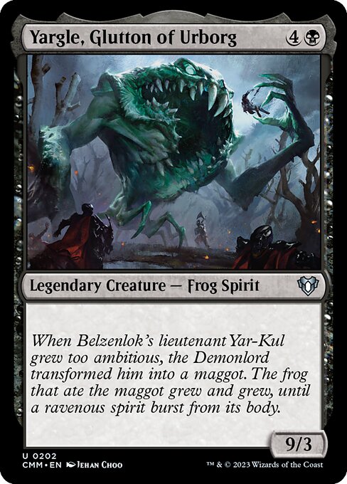 Magic the Gathering Card - Yargle, Glutton of Urborg - MTG Circle