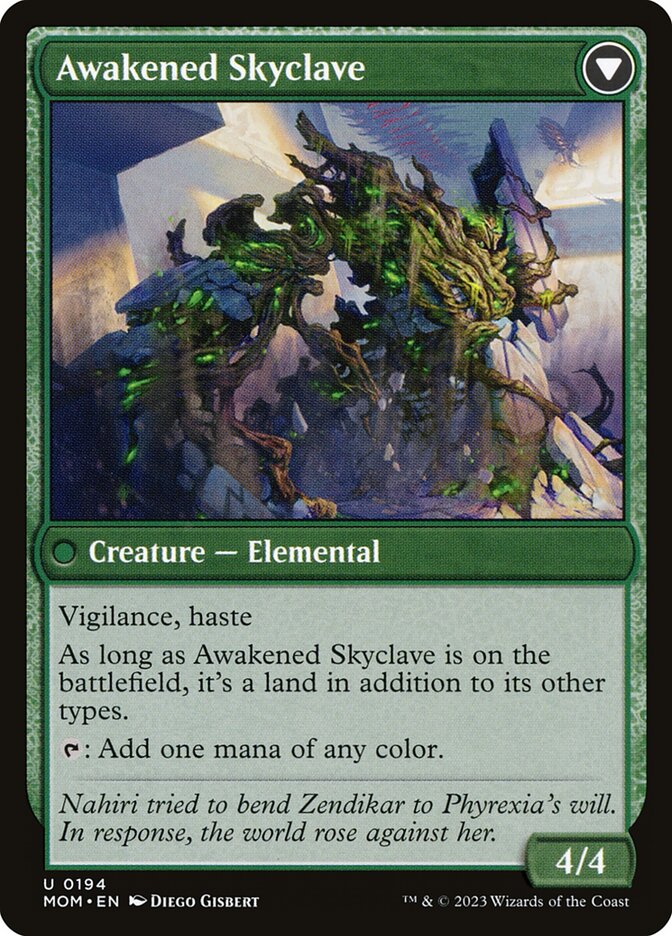 Magic the Gathering Card - Awakened Skyclave - MTG Circle