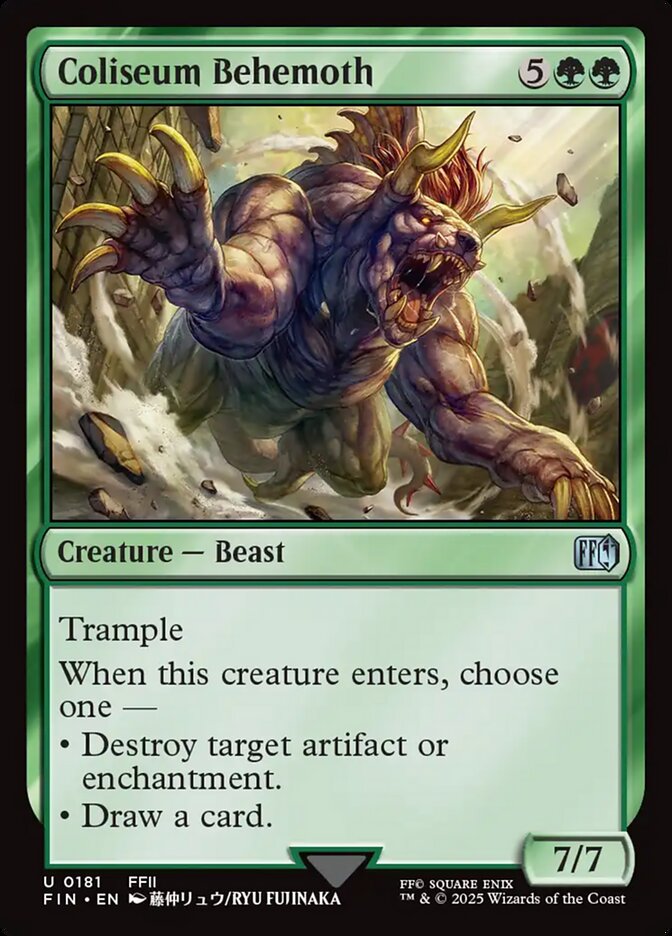 Magic the Gathering Card - Coliseum Behemoth - MTG Circle