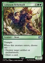 Magic the Gathering Card - Coliseum Behemoth - MTG Circle