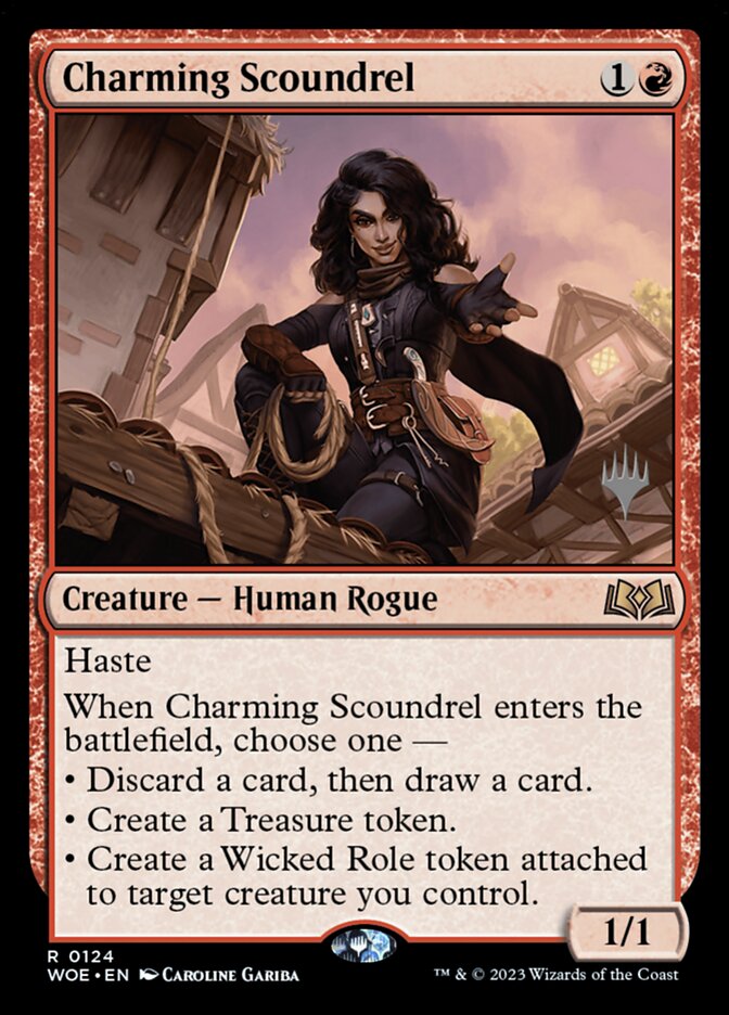 Magic the Gathering Card - Charming Scoundrel - MTG Circle