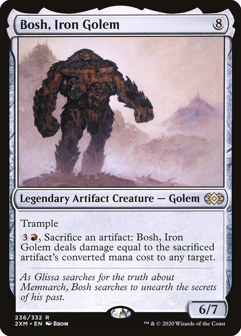 Magic the Gathering Card - Bosh, Iron Golem - MTG Circle