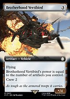 Magic the Gathering Card - Brotherhood Vertibird - MTG Circle